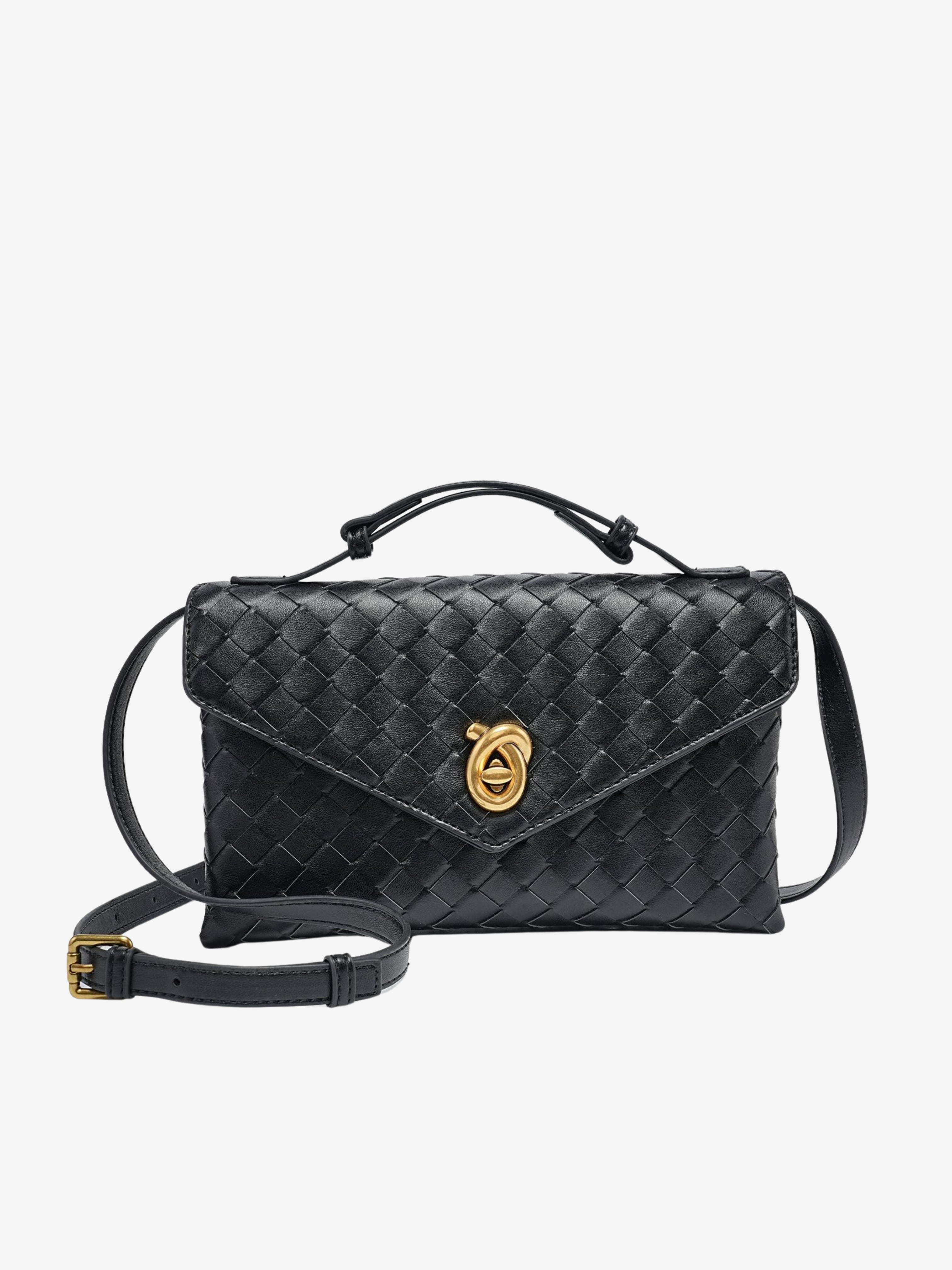 Sofia | Mini Torebka Crossbody z Teksturowanego Materiału