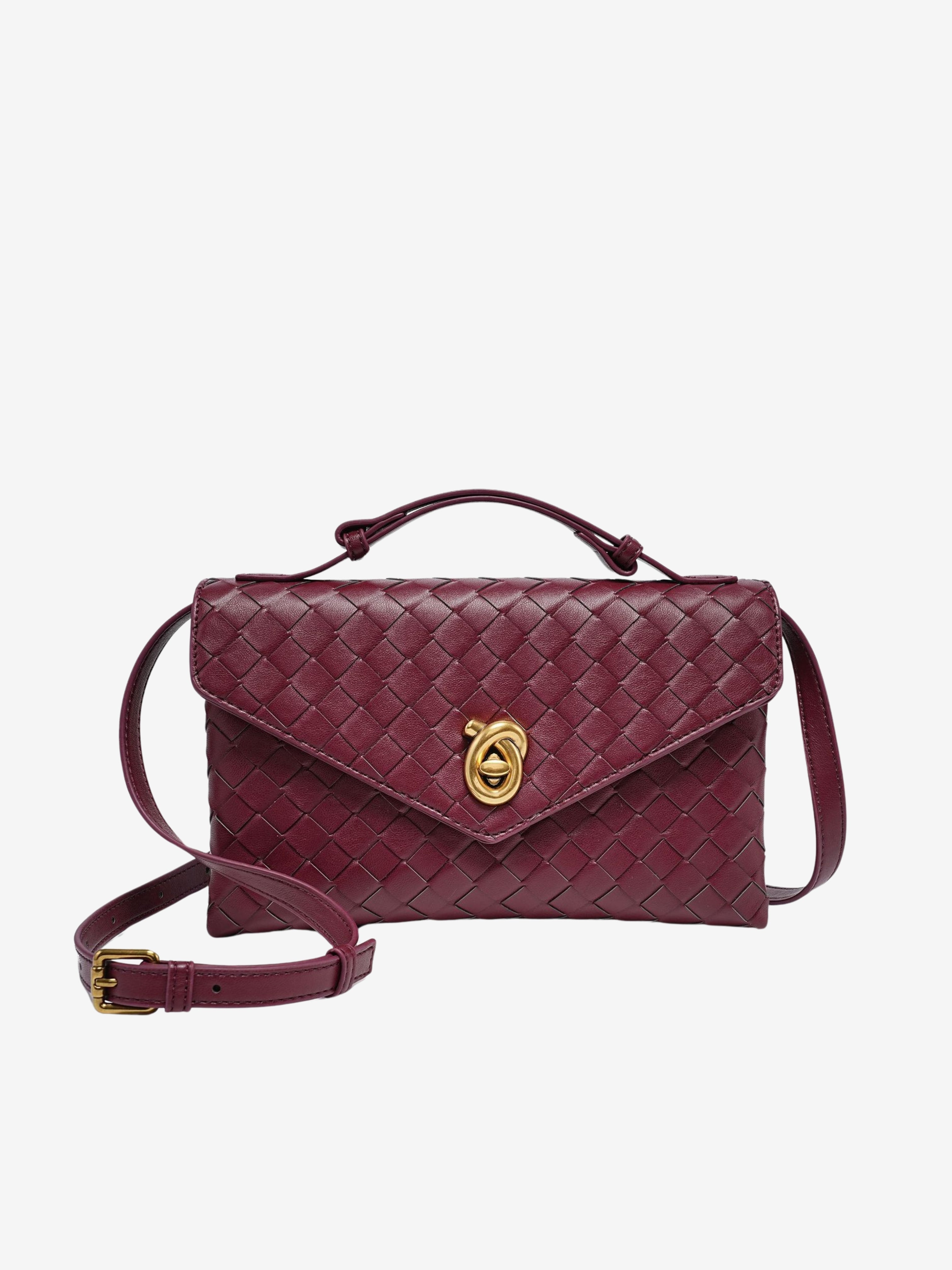 Sofia | Mini Torebka Crossbody z Teksturowanego Materiału