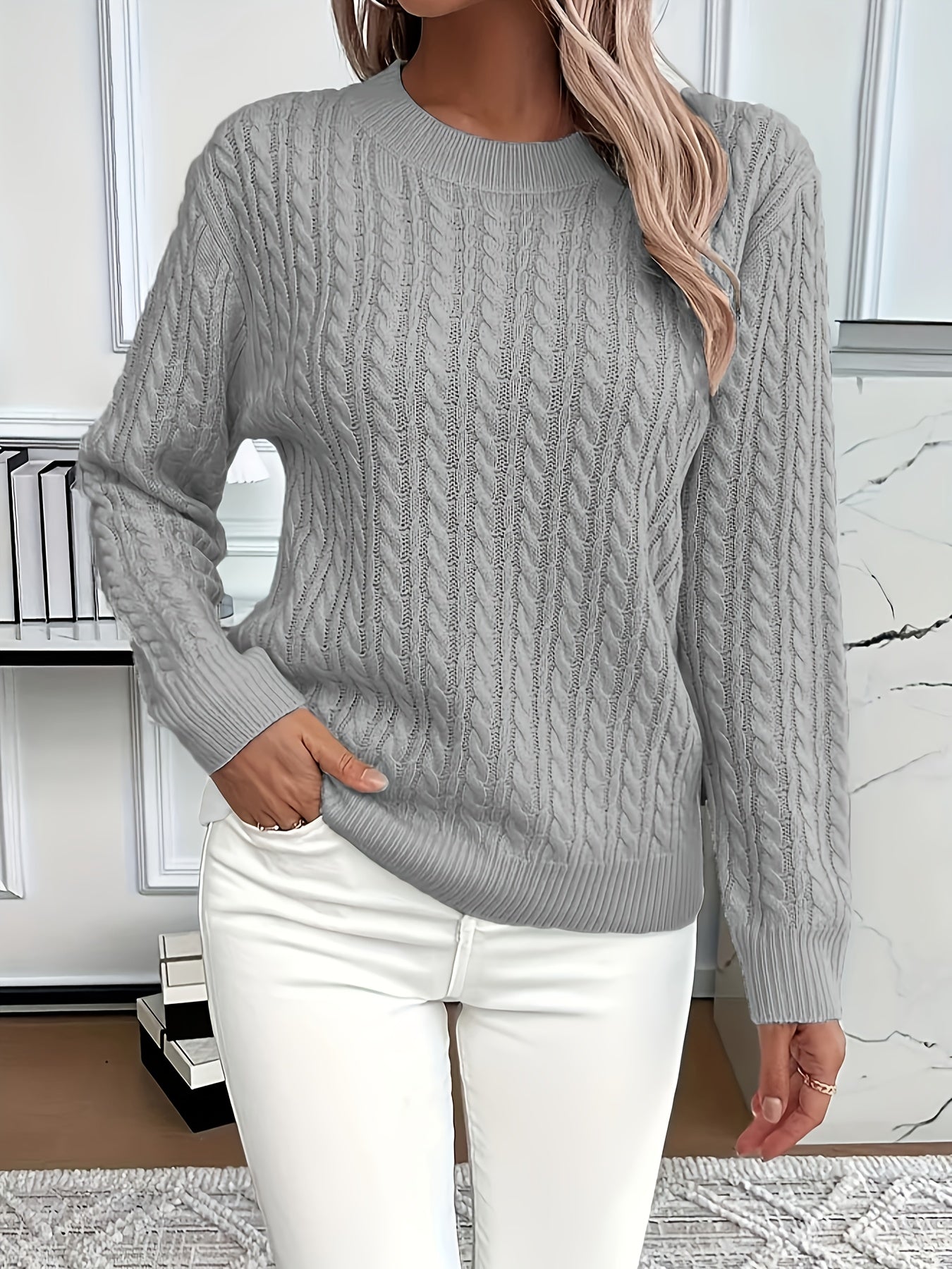 Bernila – Sweter w Warkocze