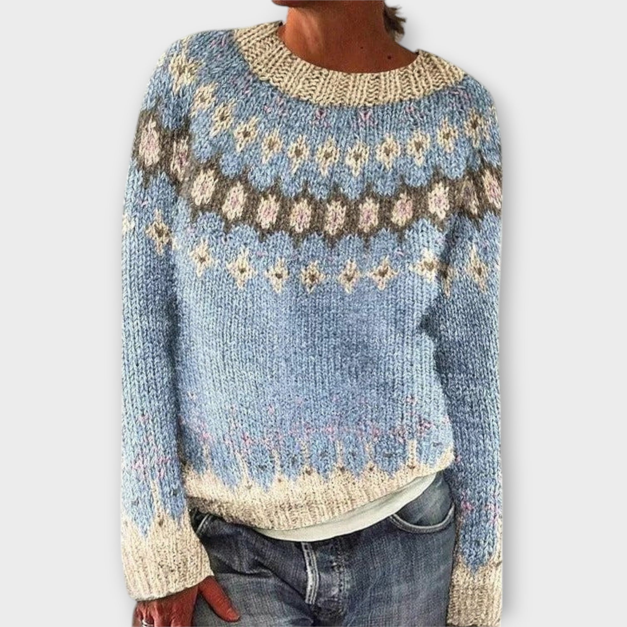 Devyn - Sweter casual i przytulny