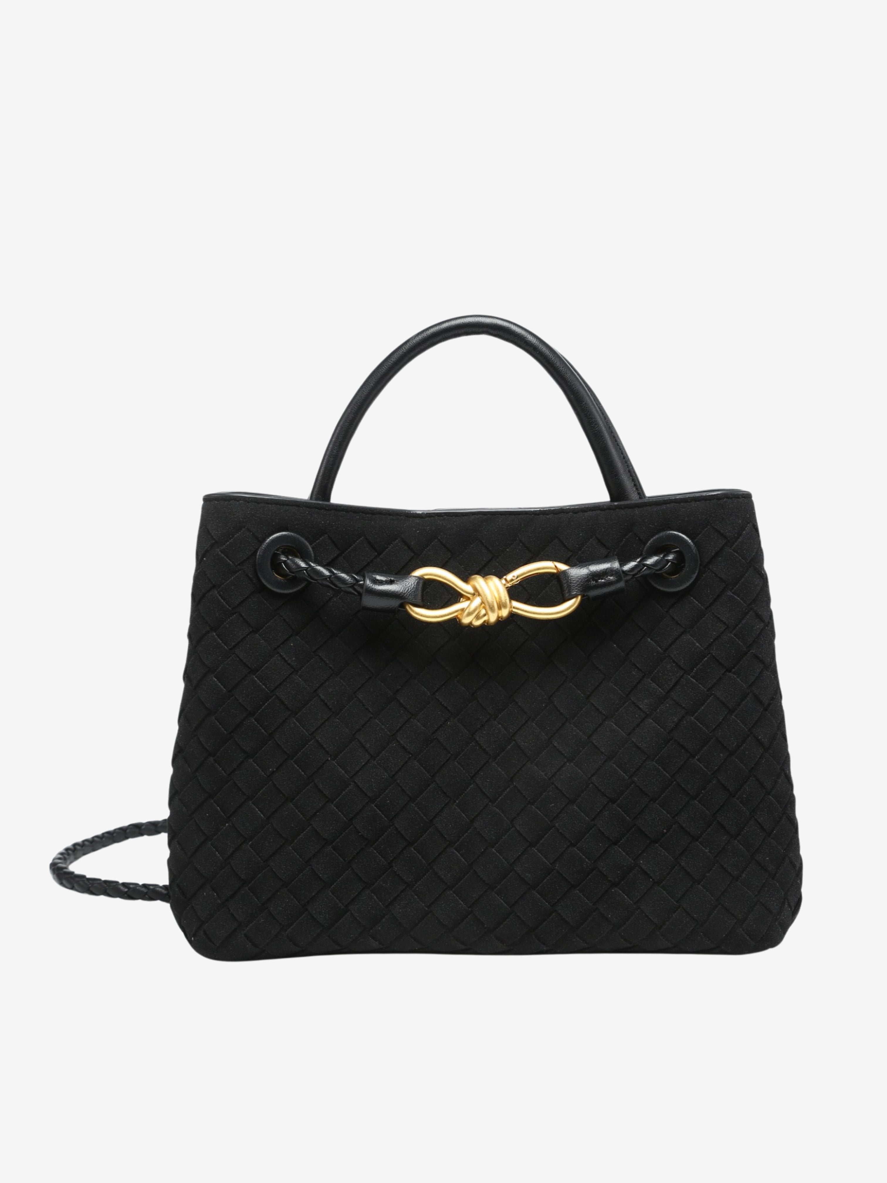 Malia | Kompaktowa Torba Woven z Regulowanym Paskiem