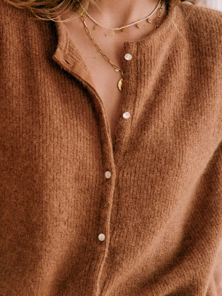 Nordycki dzianinowy top