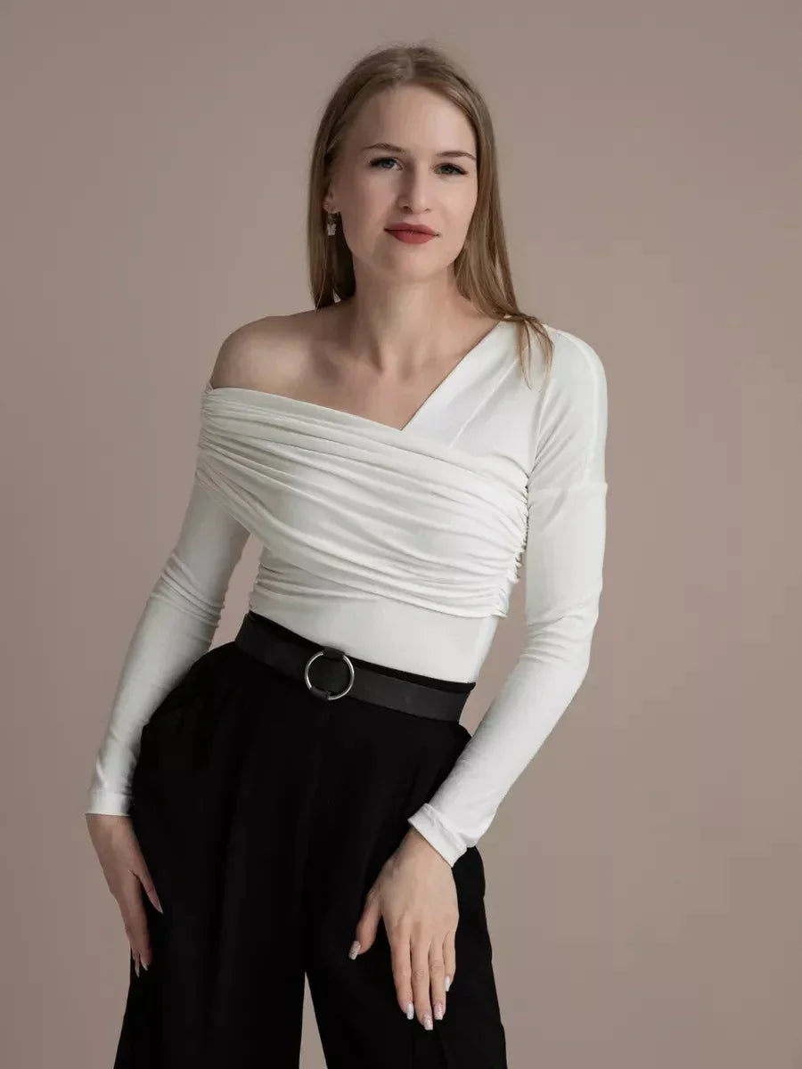 Top Clara Monroe z jednym ramiączkiem