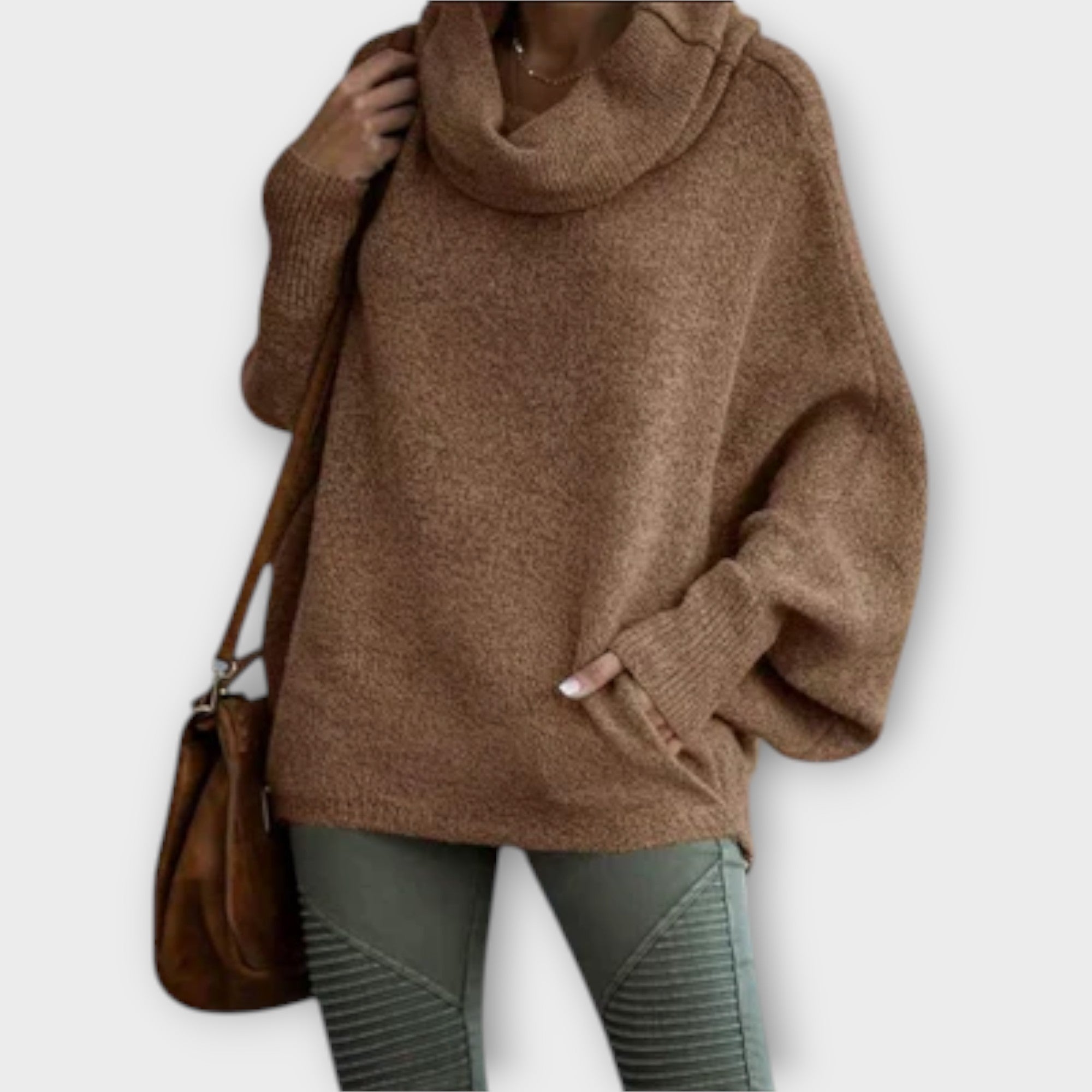 Ulrike - Elegancki Sweter Damski w Serek