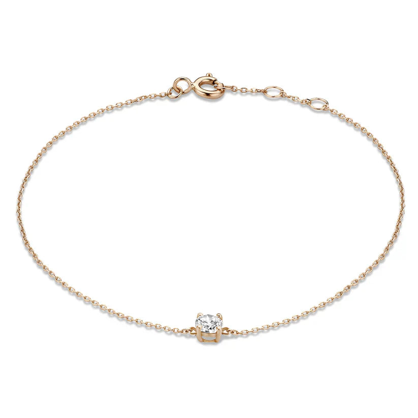 Dalynette | Bransoletka z Kamieniami Moissanite w Złocie 14k