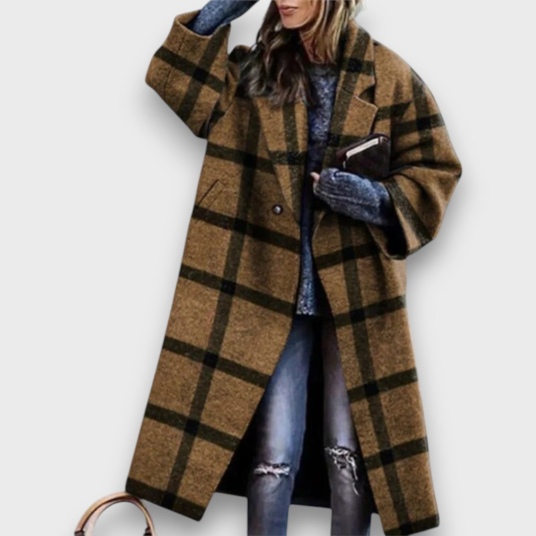Fioren – Długi płaszcz w stylu oversize